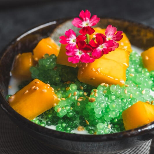 Perles de tapioca au lait de coco